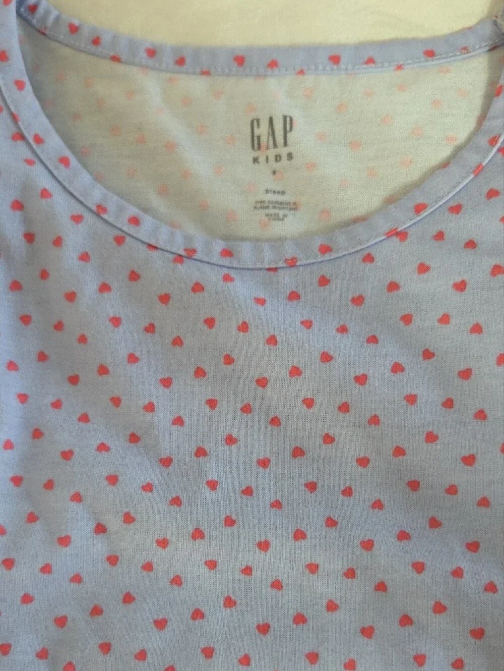 GAP Girls Lavender and Light Blue Star Cotton Pajama Set Duo
